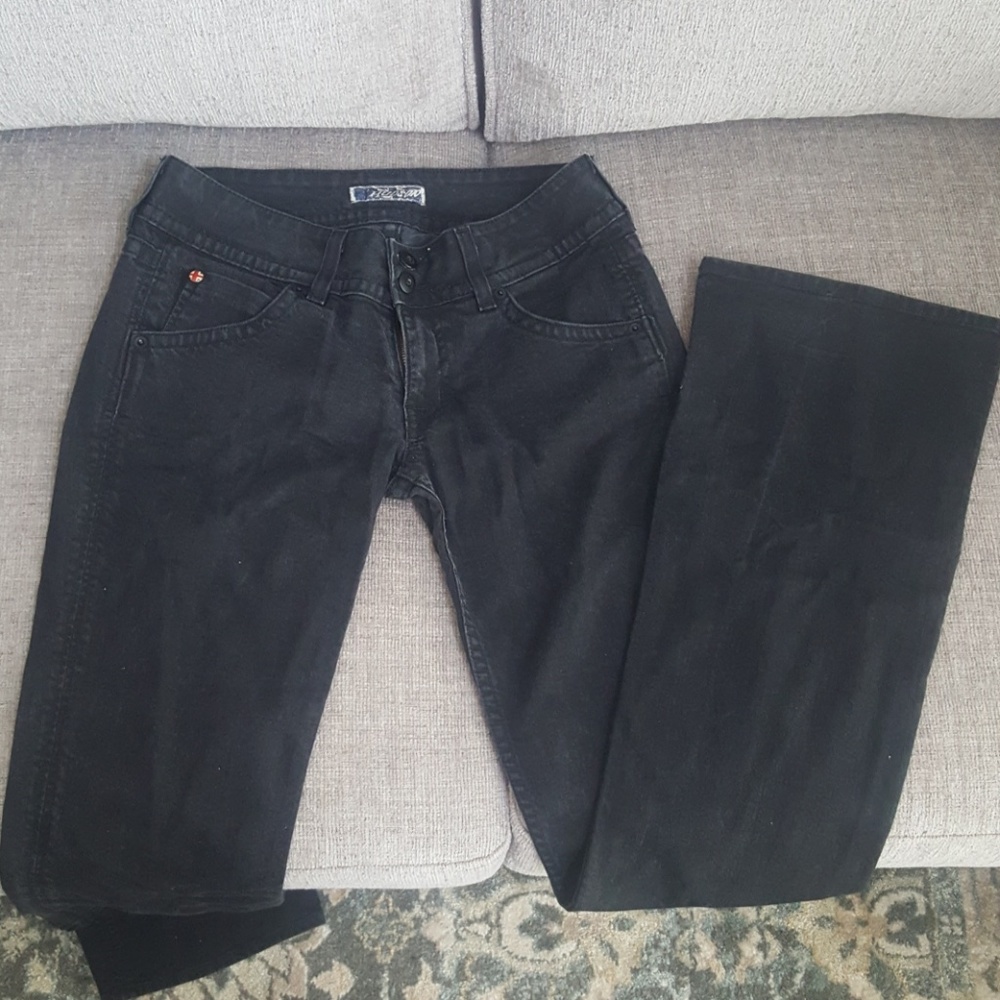 Hudson black women's jeans boot cut